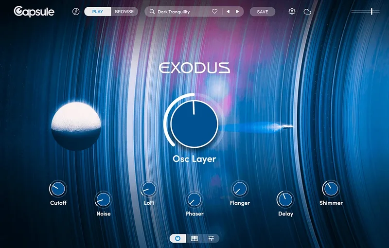 Capsule Exodus interface