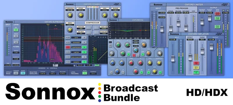 Sonnox Broadcast Plugin Bundle - HD/HDX interface