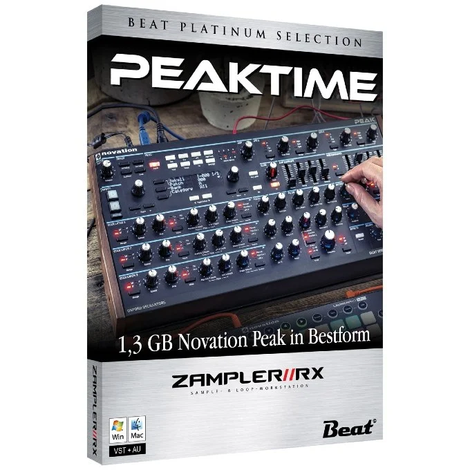 Beat Zampler Expansion: Peaktime interface