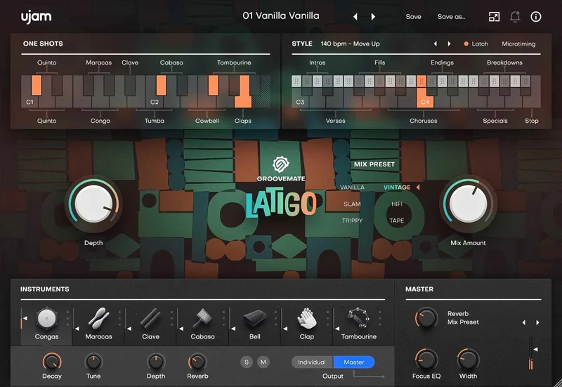 UJAM Latigo interface