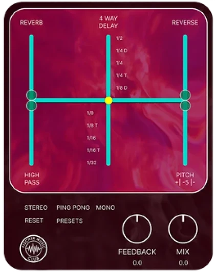 Fischer Music Club 4WAY Delay interface