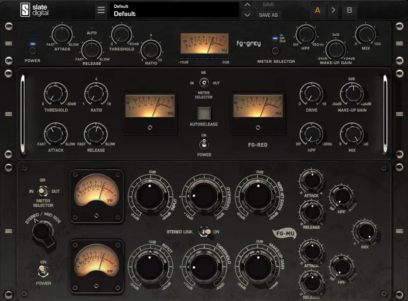 Slate Digital Virtual Buss Compressors interface