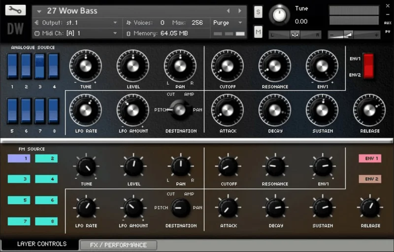 Loot Audio Bass Machine interface