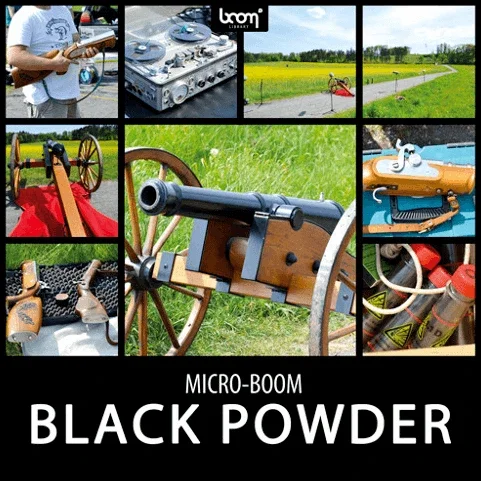 BOOM Library Black Powder interface