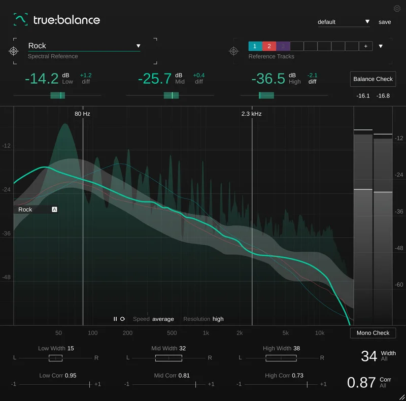 sonible true:balance + 1 FREE sonible Product interface