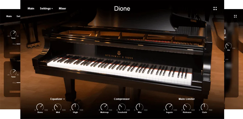 Muze Dione interface