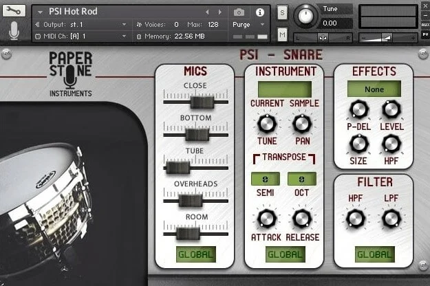 Loot Audio PSI Snare interface