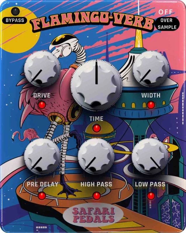 Safari Pedals Flamingo Verb interface