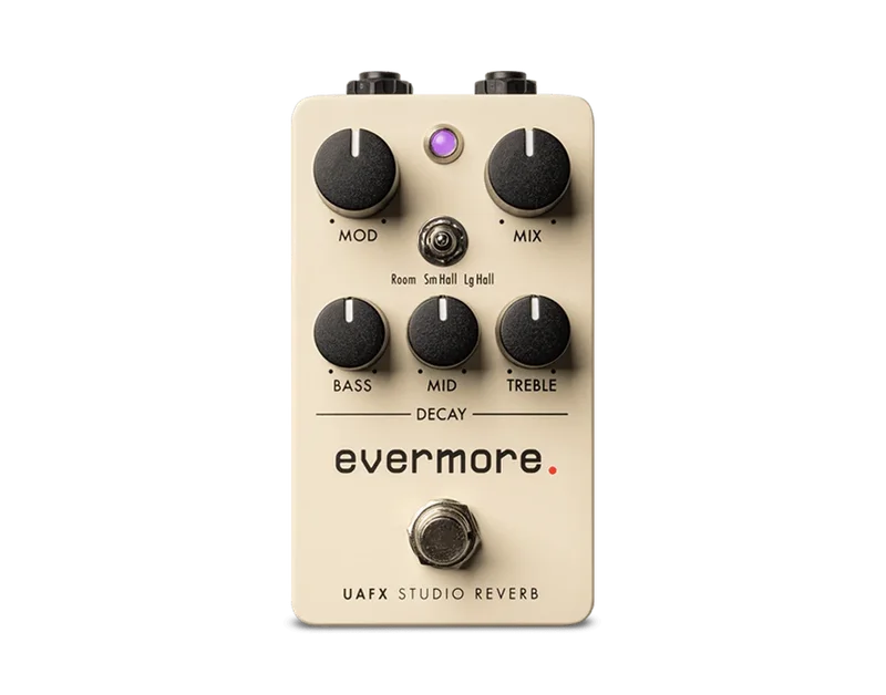 Universal Audio Evermore Studio Reverb Pedal interface