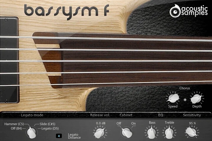 Acousticsamples Bassysm-F interface