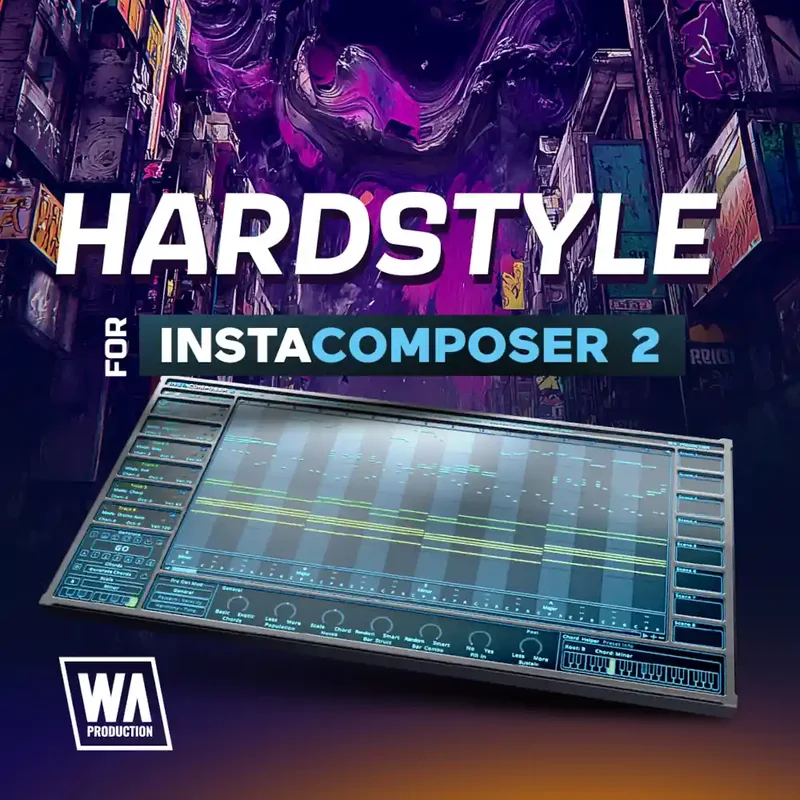 W. A. Production Hardstyle for InstaComposer 2 interface
