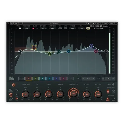 Waves F6 interface