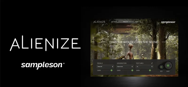 Sampleson ALIENIZE interface