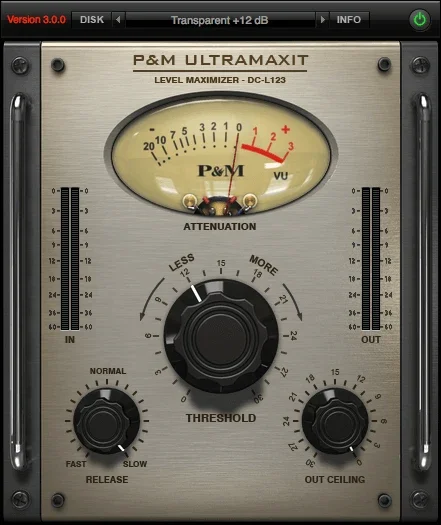 Plug and Mix Ultramaxit interface