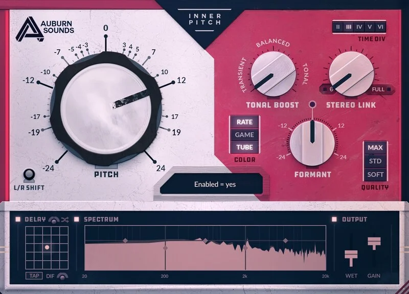 Auburn Sounds Inner Pitch interface
