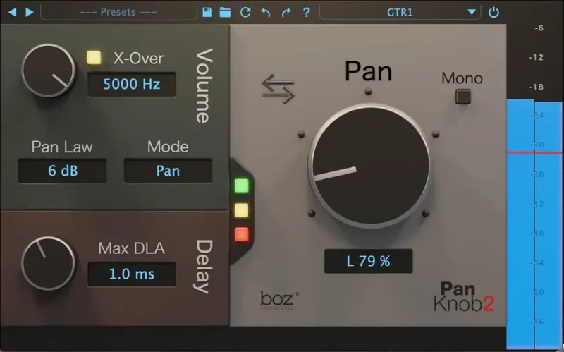 Boz Digital Labs Pan Knob 2 interface