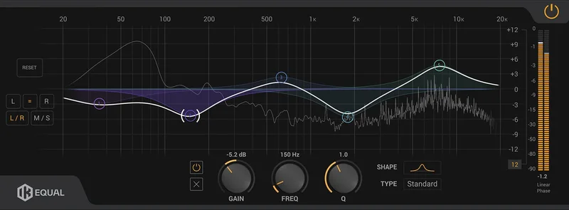 IK Multimedia EQual interface