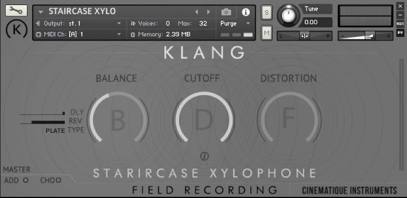 KLANG FIELD RECORDING: Staircase Xylophone interface