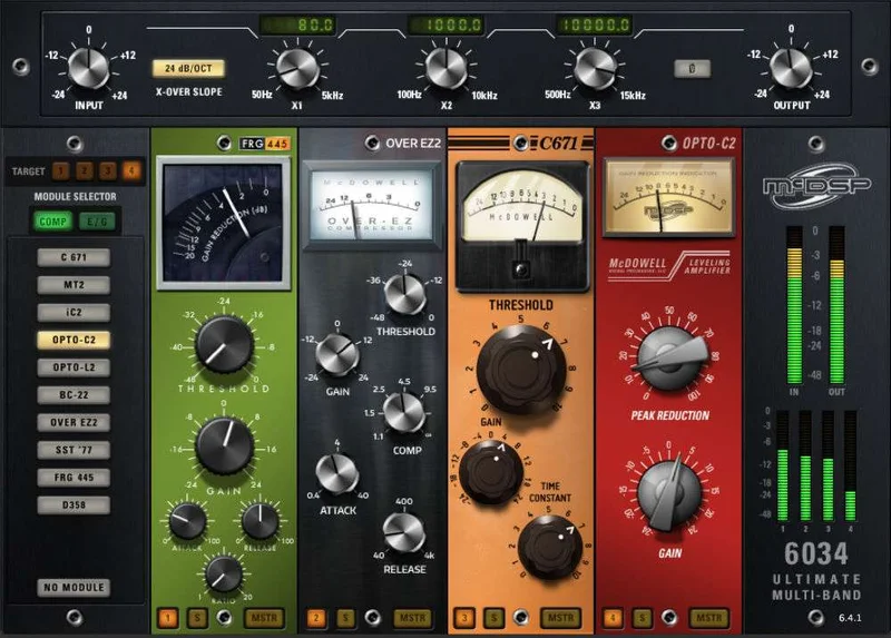McDSP Live Pack II Native interface