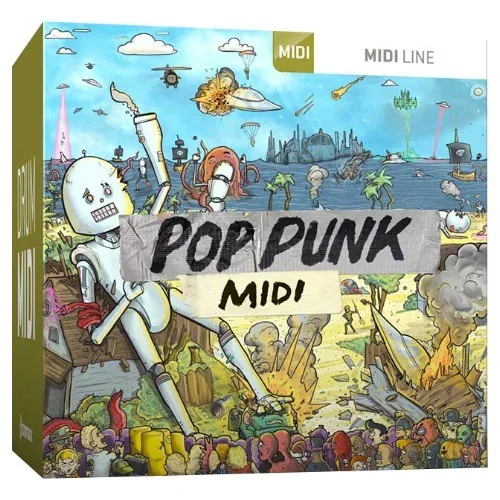 Toontrack Drum MIDI Pop Punk interface