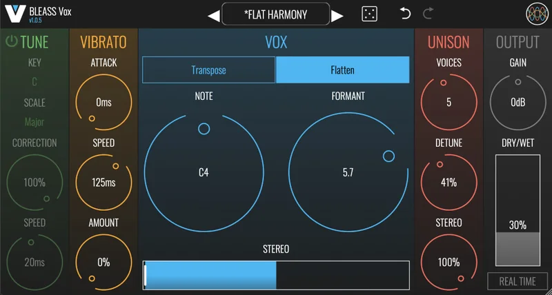 BLEASS Vox interface