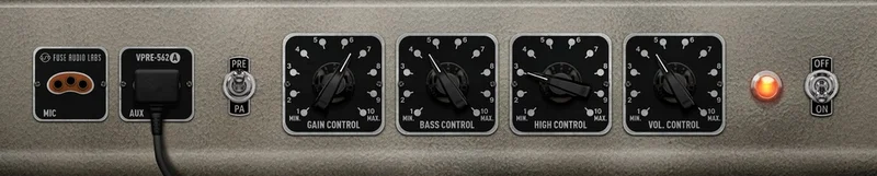 Fuse Audio Labs VPRE-562A Vintage Tube Amplifier interface
