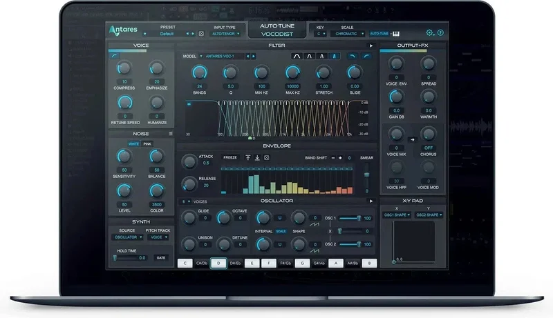 Antares AutoTune Vocodist Perpetual License interface