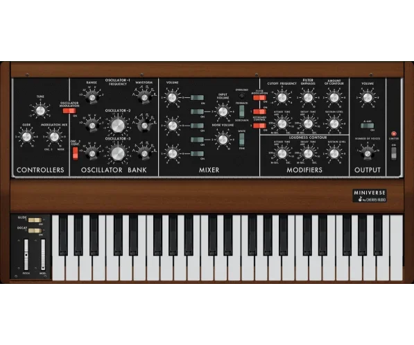 Cherry Audio Sines Synthesizer interface