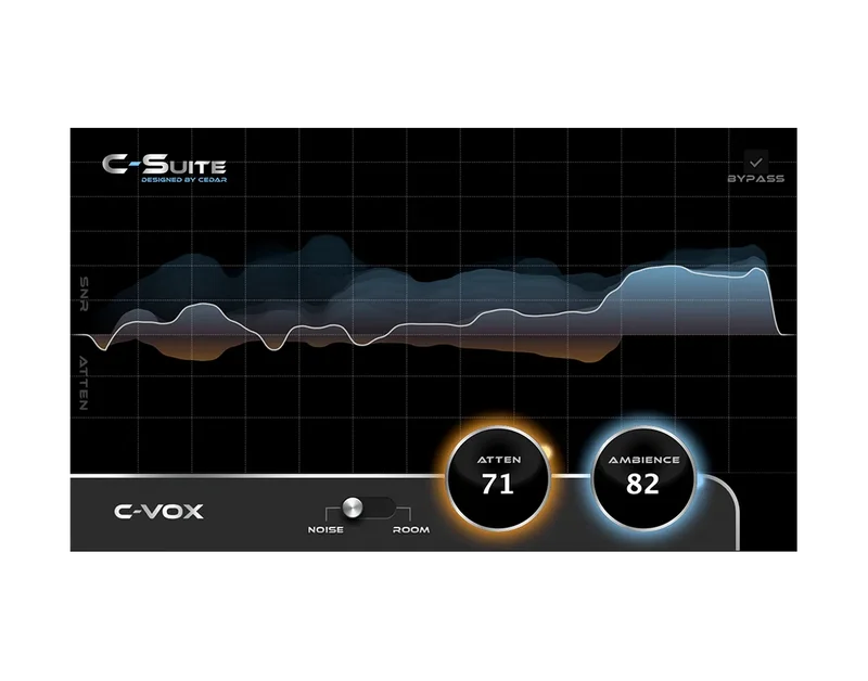 Universal Audio C-Suite C-Vox Noise & Ambience Reduction interface