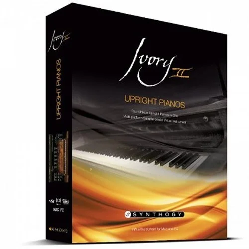 Synthogy Ivory II Upright Pianos Piano Virtual Instrument interface