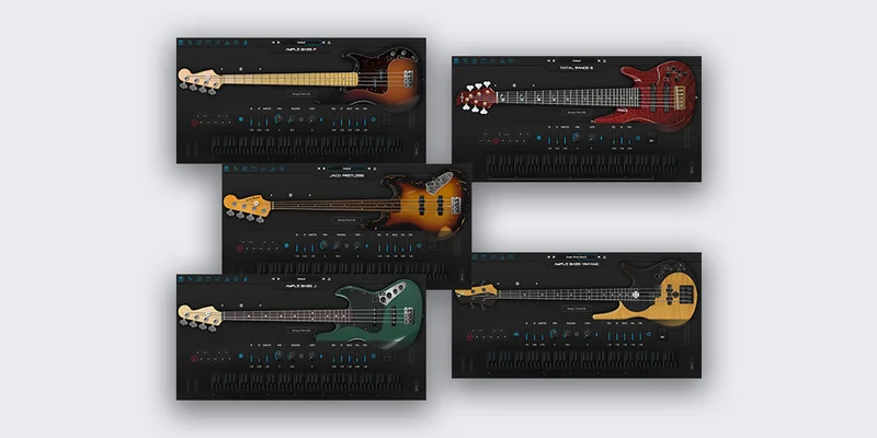 Ample Sound 5in1 Electric Bass Bundle interface