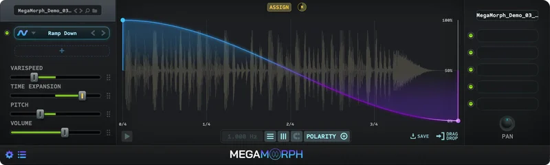 Sync Audio MegaMorph interface