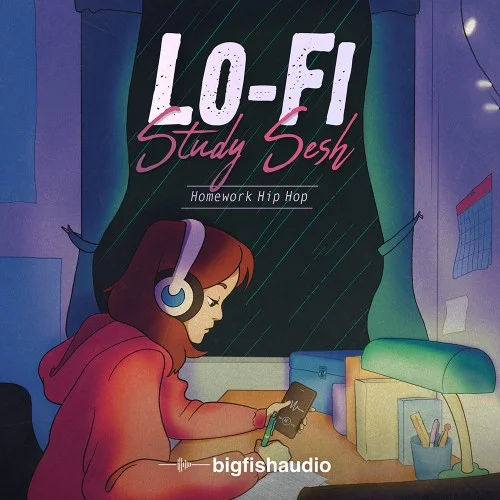 Big Fish Audio Lo-Fi Study Sesh: Homework Hip Hop interface