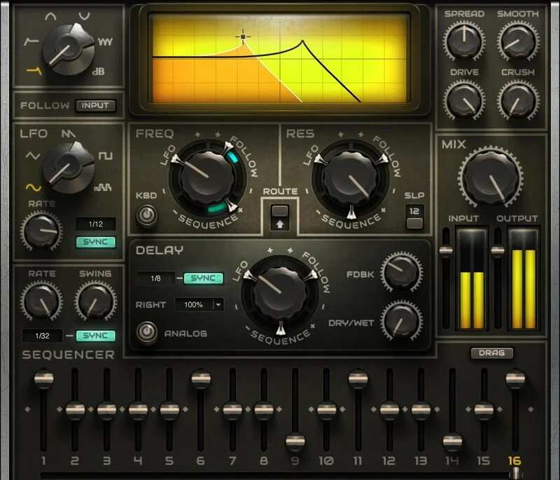 Waves MetaFilter interface