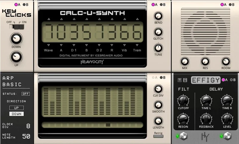 Heavyocity Calc-U-Synth interface