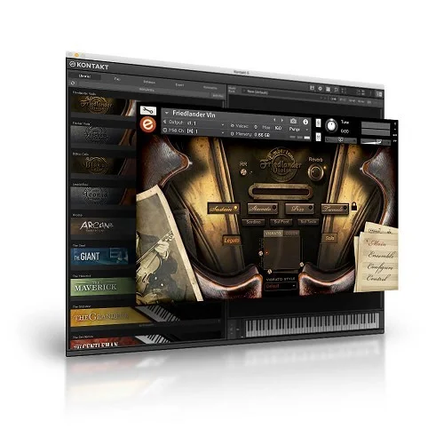 Embertone Friedlander Violin interface