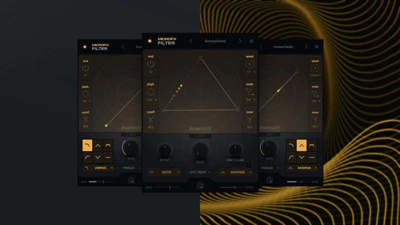 Heavyocity MicroFX Filter interface