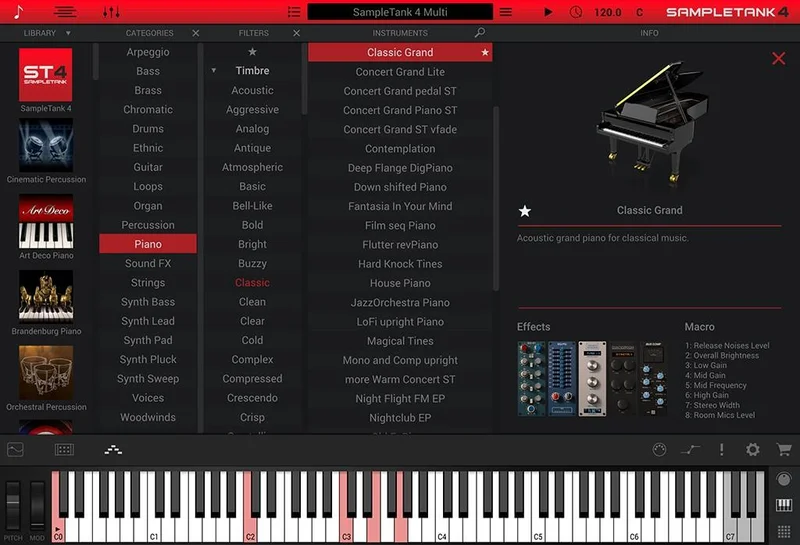 IK Multimedia SampleTank 4 MAX Upgrade interface