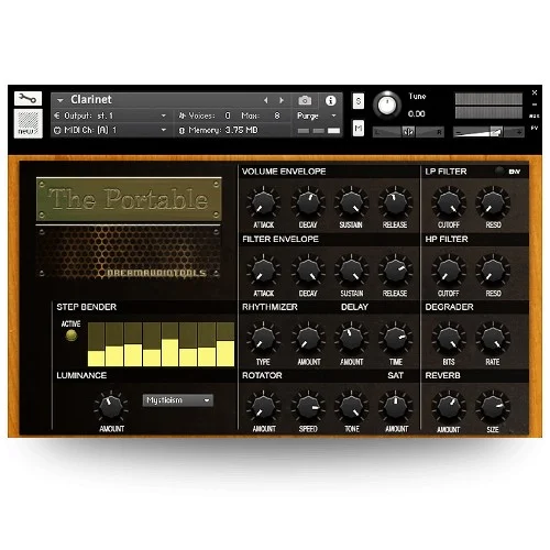 Dream Audio Tools The Portable interface