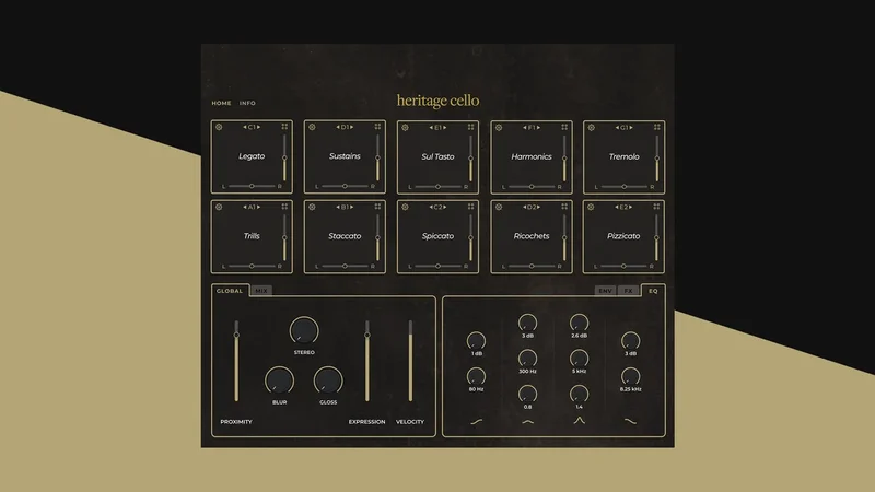 Heritage Cello interface