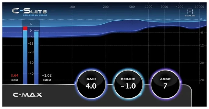 Universal Audio C-Suite C-Max Limiter interface