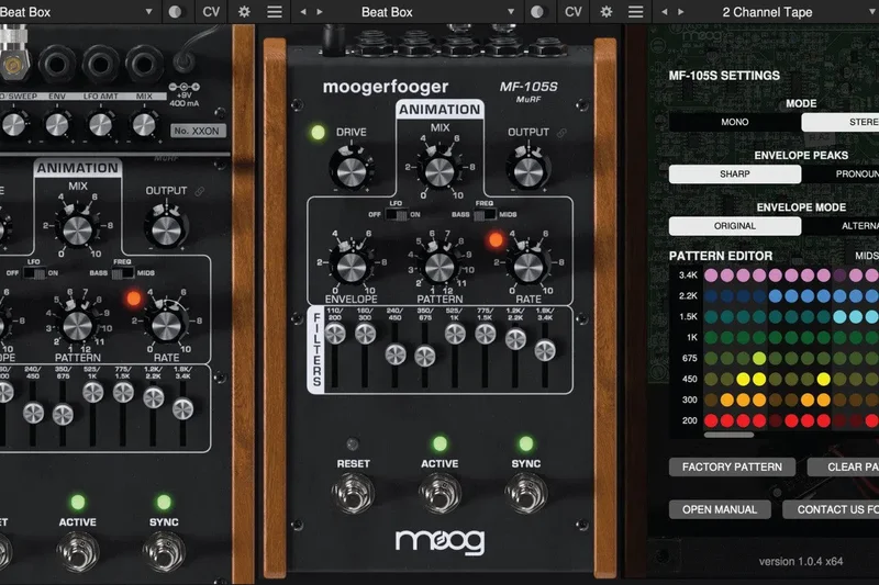 Moog MF-105S MuRF interface