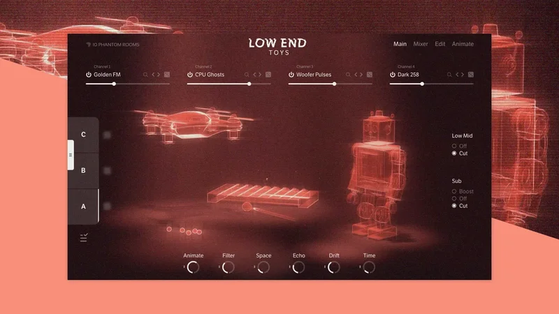 10 Phantom Rooms Low End Toys interface