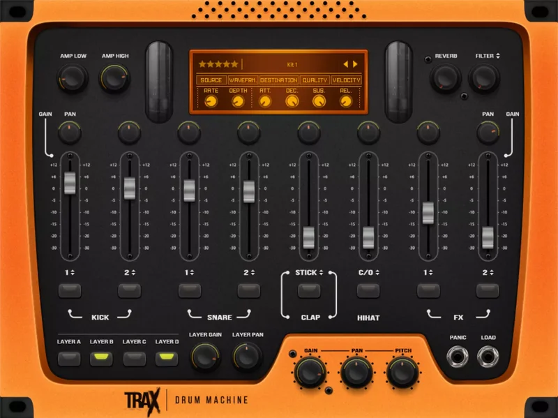 Thenatan Audio Trax interface