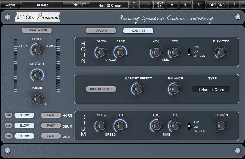 XILS Lab LX122 Premium interface
