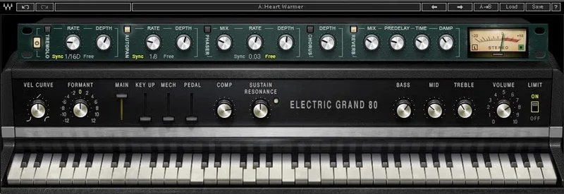 Waves Pianos & Keys interface