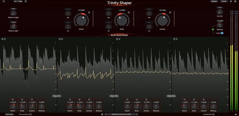 Three-Body Technology Trinity Shaper interface