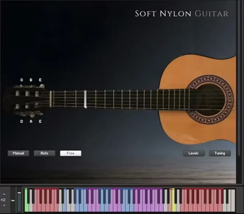 Spitfire Audio Soft Nylon Guitar interface