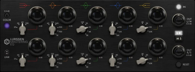 IK Multimedia Lurssen Mastering EQ interface