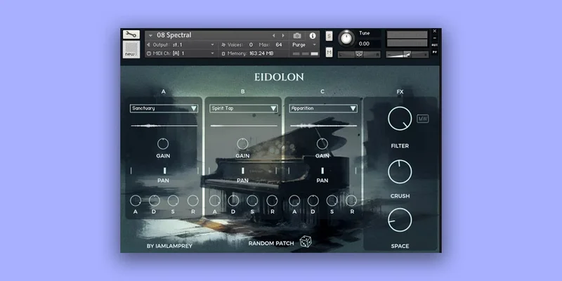 Iamlamprey Eidolon - Haunted Piano interface